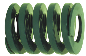 Danly DieMax XL™ Green Light Load, Die Spring, 2-1/2" Free Length, 1-1/4" Hole Dia., 5/8" Rod Dia. - 79-201-011