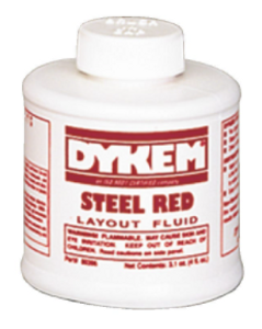 Dykem Steel Red® Layout Fluid, 4 oz. - 80396 - 81-005-135
