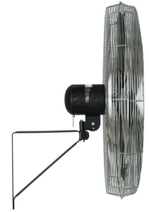 TPI 24" Blade 1/4HP 120V Non-Oscillating Wall Mount Fan - CACU 24-W