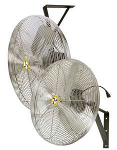 Airmaster 24" Blade 1/4HP 115V Industrial Non-Oscillating Wall Mount Fan - 71572