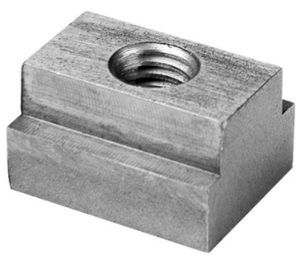 TE-CO Stainless Steel 9/16" T-Slot Nut, 1/2"-13 Thread Size - 47409