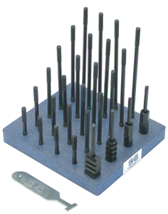 TE-CO 38 Piece T-Nut And Stud Set, 1/2" T-Slot - 20603