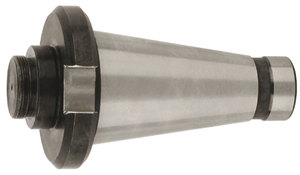 Precise #50 National Taper, 1-1/2"-18 Thread Boring Head Shank with 1"-8 Draw Bar & Drive Flange