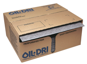 Oil-Dri Universal Meltblown Polypropylene Bonded Pads, 15"W x 19"L, 50 Pads Per Box - L90907