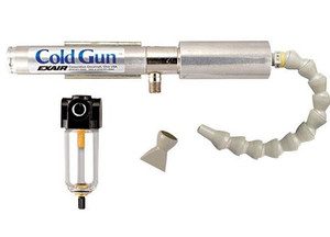 Exair Cold Air Gun Coolant System w/Single Point Hose, 15 SCFM - 5215