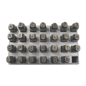 C.H. Hanson Reverse Letter Stamp Set, 1/4" Character Size