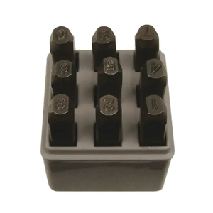 C.H. Hanson Reverse Number Stamp Set, 1/16" Character Size