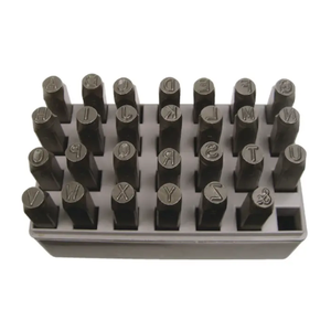 C.H. Hanson Heavy Duty Letter Stamp Set, 3/8" Character Size