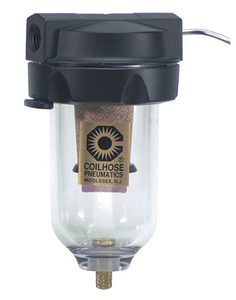 Coilhose Pneumatics Polycarbonate Bowl w/Guard Heavy Duty Filter, 1/2" Pipe - 8824R