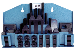 TE-CO Machinist Clamping Set #68004, M12 x 1.75 Stud Size, 16mm T-Slot Size - SG50-68004