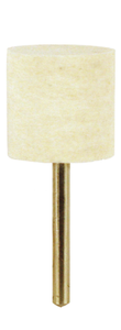 Grobet USA Felt Polishing Medium Cylinder Bob, 3/4" Diameter, 3/4" Thickness MP-8 - 17.233