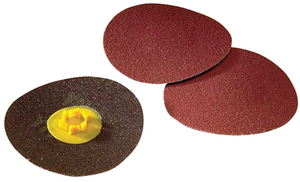 3M 3" Dia. Roloc TP Quick Change Disc, 777 F Regalite™ PolyCut™, 36 Grit