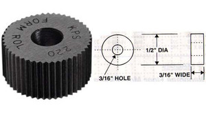 Circular & Diametral Pitch Knurls - 35-628-7
