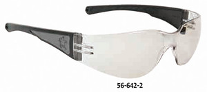 Crews Luminator Safety Glasses, Clear Lens - 56-640-6
