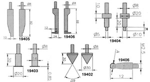 Flexbar Interchangeable Measuring Accessories For Digi-Circle