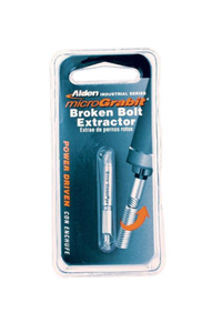 Alden MicroGrabit Broken Bolt Extractor, Removes Sizes #5 or #6 (3mm) - 1257P - 61-008-914