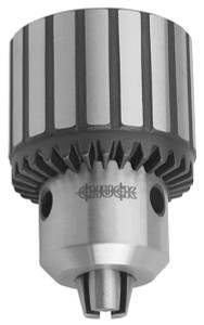 Llambrich Plain Bearing Geared Key Drill Chuck, Model #CY-06 R-3/8 SP, 1/32 - 1/4" Capacity, 3/8"-24 Mount - 63-003-418