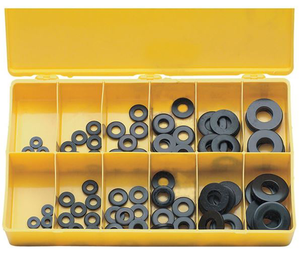 Precise 120 Piece Finished Flatwasher (Metric) Assortment Set - Z9109