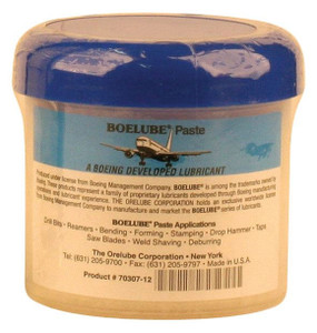 Boelube Machining Lubricant, Paste 70307-12, 12 oz. Jar Medium Blue - 81-001-060