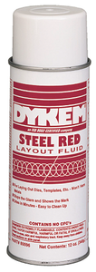 Dykem Steel Red® Layout Fluid, 12 oz. Aerosol - 80096 - 81-005-201