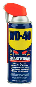 WD-40 Multi-Purpose Spray Lubricant #49004, 11 oz. Smart Straw Aerosol Spray Can