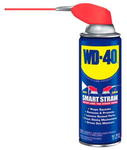 WD-40 Multi-Purpose Spray Lubricant #49005, 12 oz. Smart Straw Aerosol Spray Can