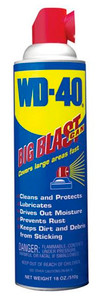 WD-40 Multi-Purpose Spray Lubricant #49009, 18 oz. Big Blast Aerosol Spray Can - 96-002-859