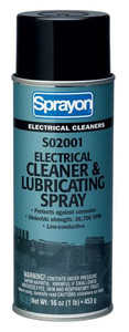 Sprayon Contact Cleaner #S02001, 16 oz. Contact Cleaner for Electrical Equipment