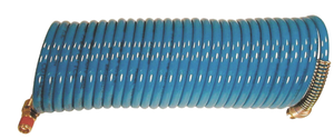 Coilhose Pneumatics Self-Storing Heavy Duty Air Hose, 1/4" Hose ID, 17 ft. Hose Length - S14-17A