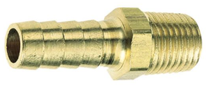Coilhose Pneumatics Rigid Male Hose Barbed Brass Fitting, 3/8" Hose ID - B0604