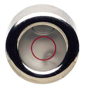 E.D.A. Circular Spirit Level, 3/4" without Mounting Hole - CSL-18