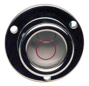 E.D.A. Circular Spirit Level, 1" with Mounting Holes - CSL-25