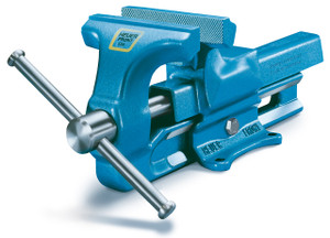 HEUER BENCH VISE, Jaw Width: 7", Opening: 8-3/4" - VH100180