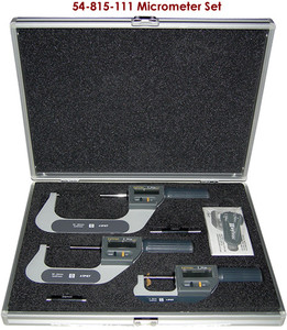 Fowler RAPID-MIC IP67 Electronic Micrometer Set - 54-815-111