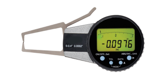 Precise Electronic External Caliper Gage Range: 0-0.4" / 0-10mm - 303-315-1