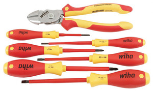 Wiha Insulated BiCut SuperCut and Screwdrivers 7 Piece Set - 32942
