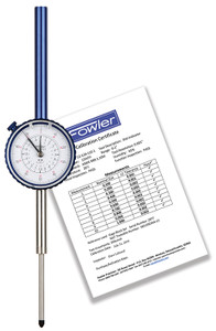 Fowler High Precision Premium Indicators with Certificate of Calibration - 52-520-120