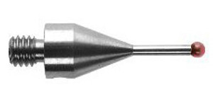 Renishaw Styli, M4 Ø2 mm Ruby ball, Stainless Steel Stem, L 19 mm, EWL 8.9 mm - A-5000-7547