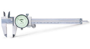 Insize Dial Caliper, 0-300mm - 1311-300A