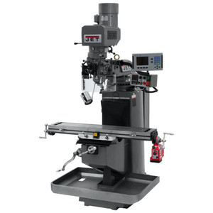 JET JTM-949EVS Milling Machine with 3-Axis (Quill) ACU-RITE 203 DRO, X-Axis Powerfeed and Air Powered Draw Bar - 690531