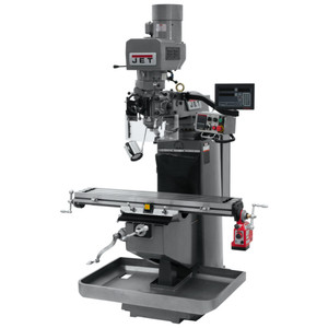 JET JTM-949EVS Milling Machine with 2-Axis Newall DP700 DRO and X-Axis Powerfeed - 690535