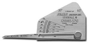 G.A.L. Gage Skew-T Fillet Weld Gauge Metric - GAL-9CM