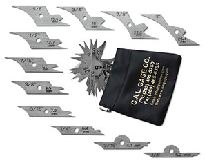 G.A.L. Gage Mini Fillet Weld Keys - GAL-16