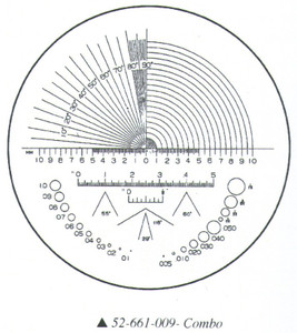 Fowler 10x Reticle #9 - 52-661-009