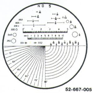 Fowler 7x Reticle #5 - 52-667-005