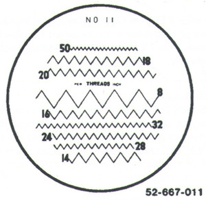 Fowler 7x Reticle #11 - 52-667-011