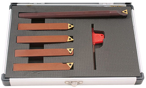 Precise 5 Piece Indexable Turning & Boring Tool Set - 2003-0033