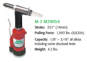 MARSON HEAVY DUTY AIR/HYDRAULIC RIVETER M-3 - M39054