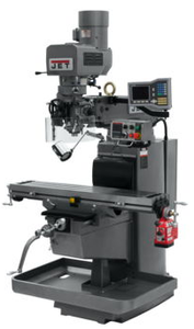 JET JTM-1050EVS2/230 Mill With 3-Axis Acu-Rite VUE DRO (Knee) With X-Axis Powerfeed - 690610