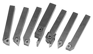 Precise 1/4" Shank Indexable Cut Off & Turning Tool Set - 2002-0010 Precise 1/4" Shank Indexable Cut Off & Turning Tool Set - 2002-0010